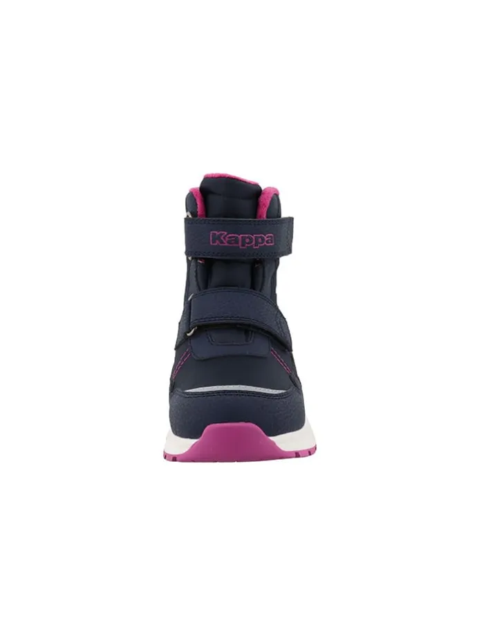Winterboots "Ruth" in Dunkelblau/Pink