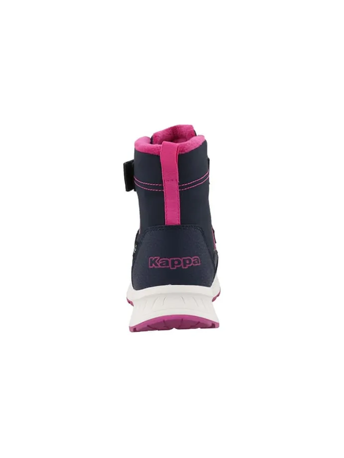 Winterboots "Ruth" in Dunkelblau/Pink