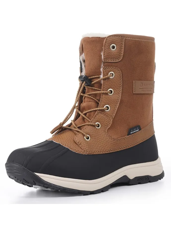 Winterboots "Tuttu" in Hellbraun