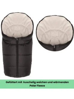 Winterfußsack Eco SMALL Gr. 0 in Schwarz