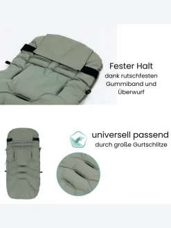 Winterfußsack Lanin Exklusiv in Salbei