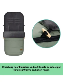 Winterfußsack Lanin Exklusiv in Salbei