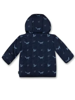 Winterjacke in Blau