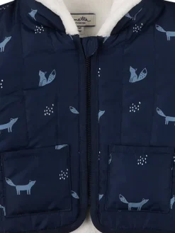 Winterjacke in Blau