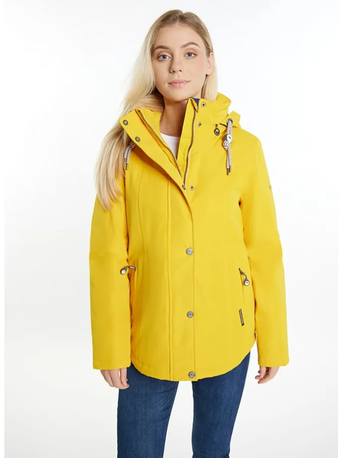 Winterjacke in Gelb