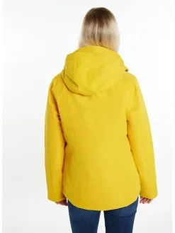 Winterjacke in Gelb
