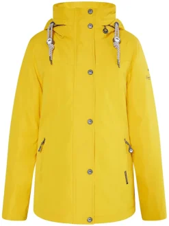 Winterjacke in Gelb
