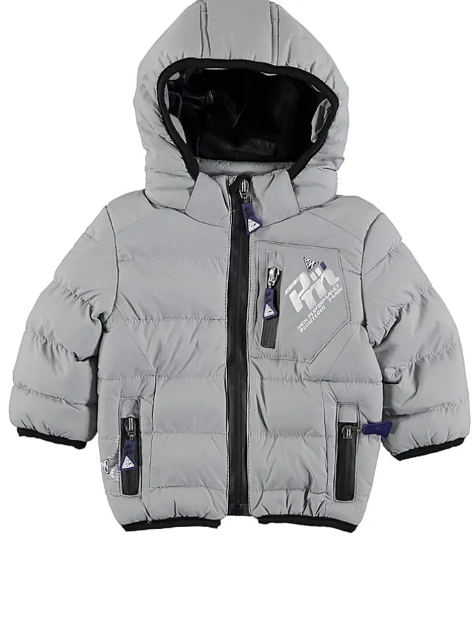 Winterjacke in Grau