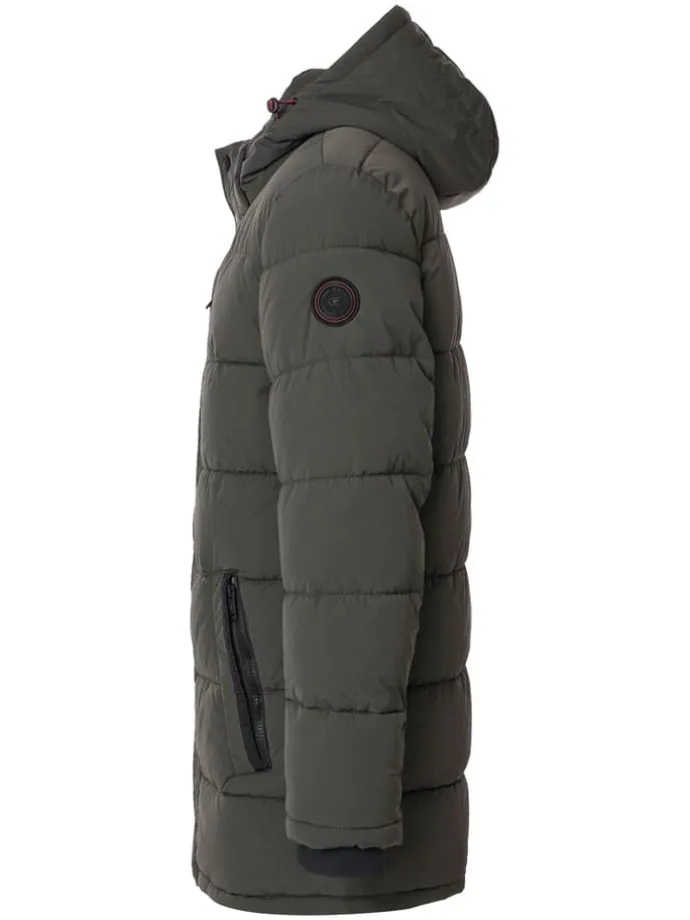 Winterjacke in Khaki