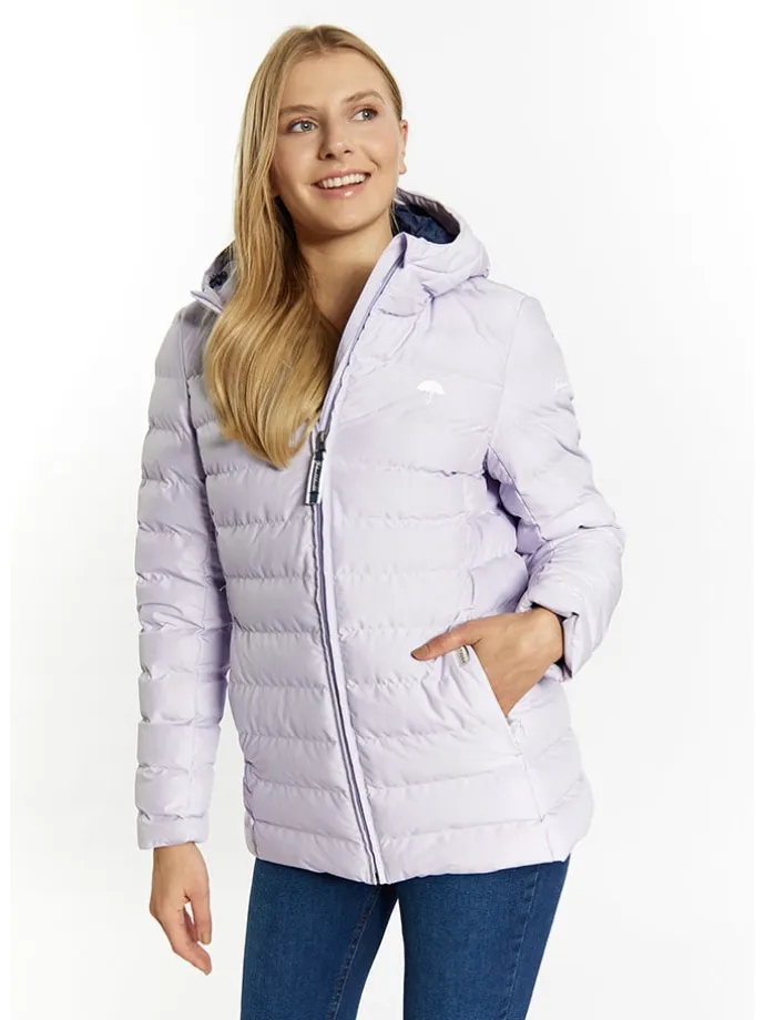 Winterjacke in Lila