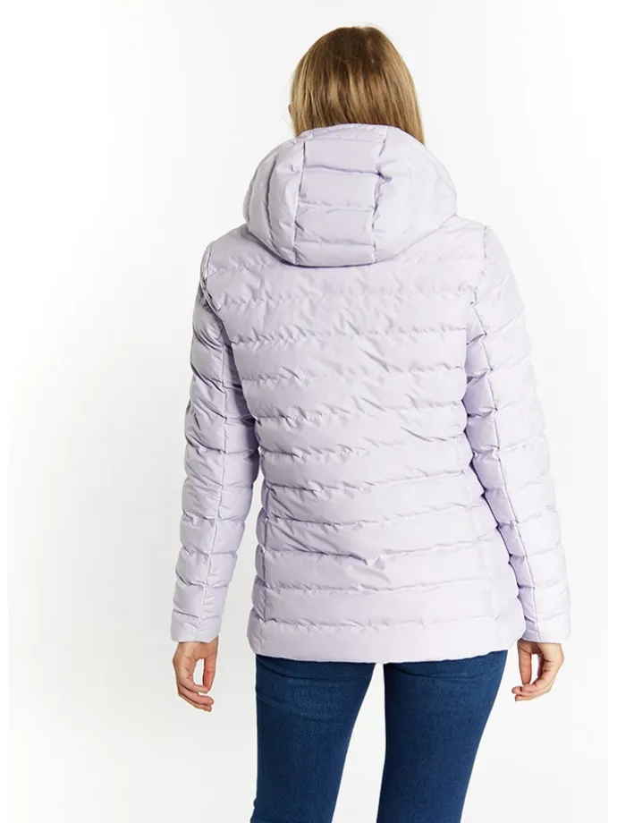 Winterjacke in Lila