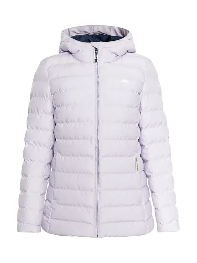 Winterjacke in Lila
