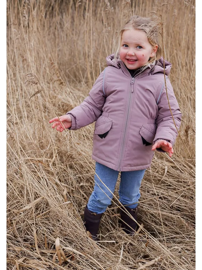 Winterjacke in Rosa