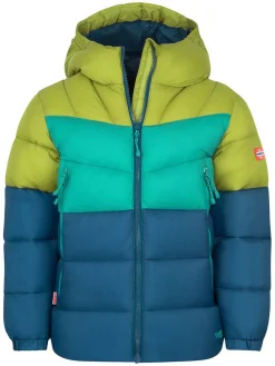 Winterjacke "Kirkenes" in Blau/ Grün