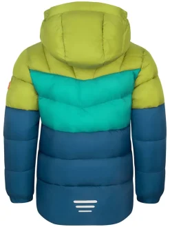 Winterjacke "Kirkenes" in Blau/ Grün