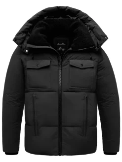Winterjacke RENTON in Schwarz