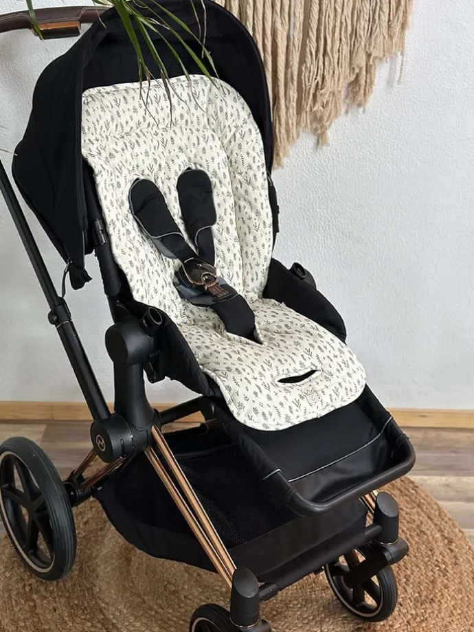 Winter-Kinderwageneinlage "Sherpa" in Creme