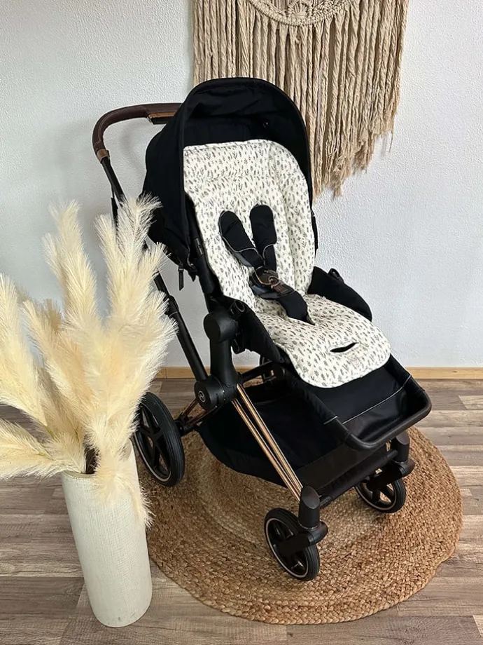 Winter-Kinderwageneinlage "Sherpa" in Creme
