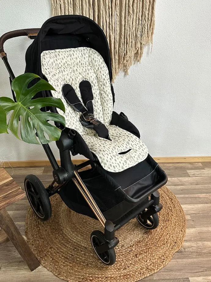 Winter-Kinderwageneinlage "Sherpa" in Creme