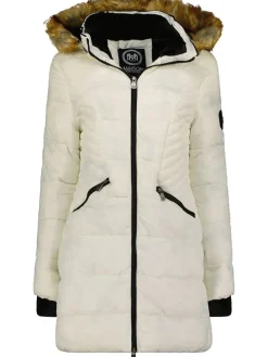 Wintermantel "Abeimai" in Creme