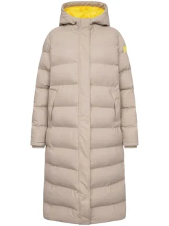 Wintermantel in Beige