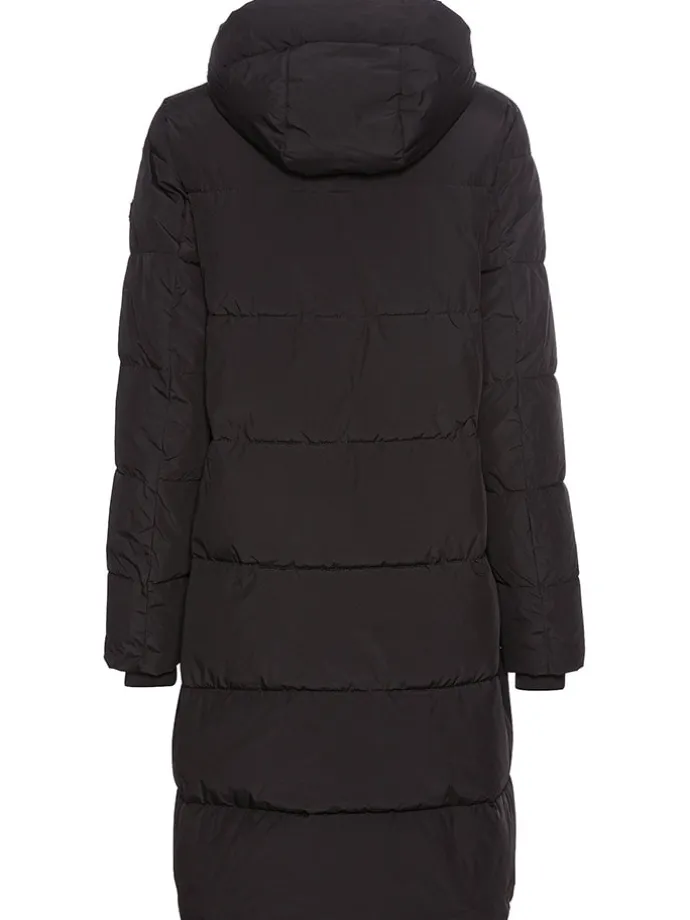 Wintermantel in Schwarz