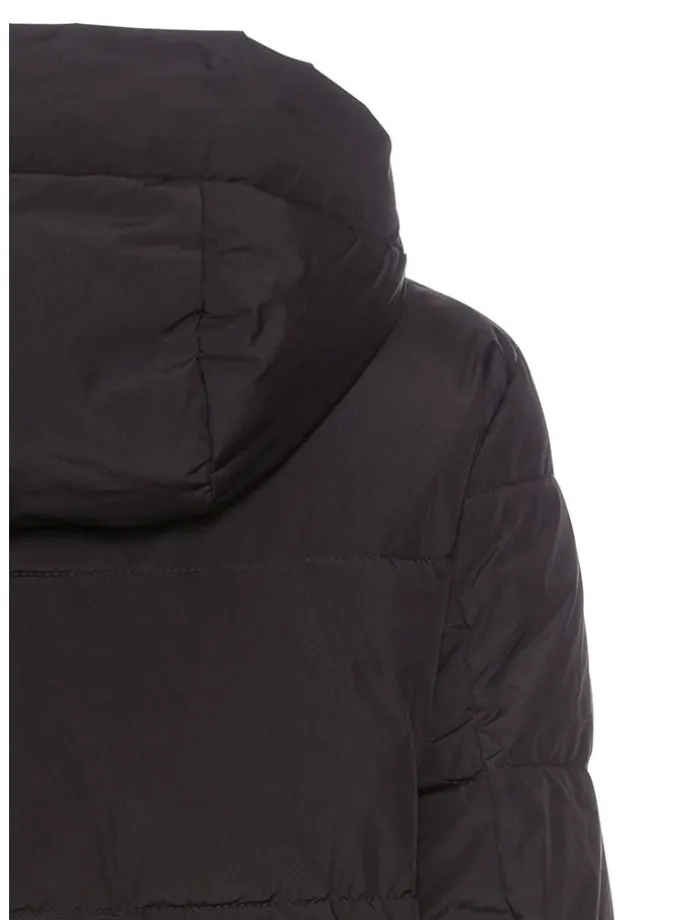 Wintermantel in Schwarz