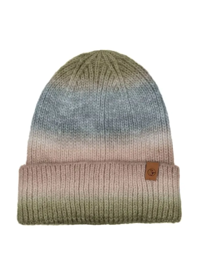 Wintermütze "Anneke" in oliv-taupe