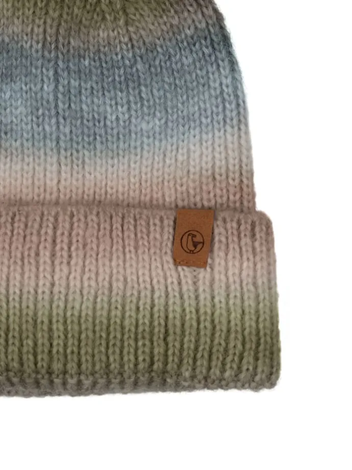 Wintermütze "Anneke" in oliv-taupe