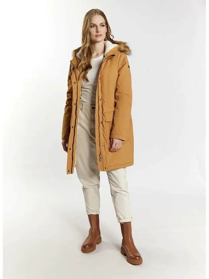 Winterparka in Hellbraun