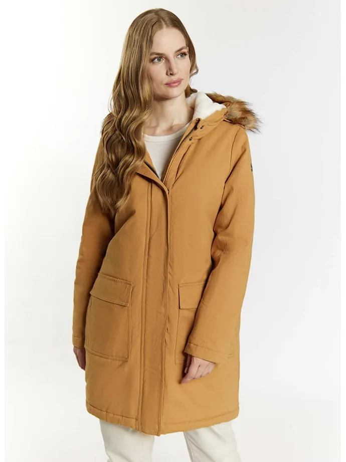 Winterparka in Hellbraun