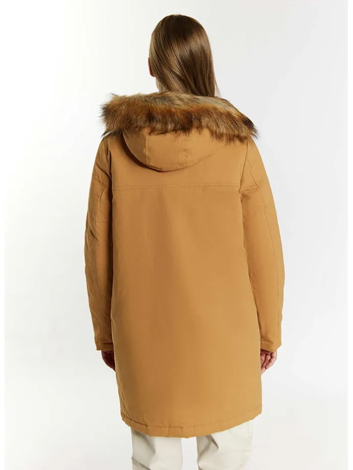 Winterparka in Hellbraun