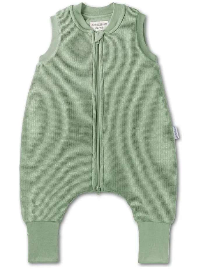 Winterschlafsack mit Beinen "Matti" in Grün - 2 TOG
