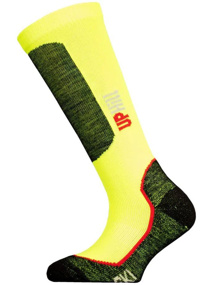 Wintersportsocken in Gelb