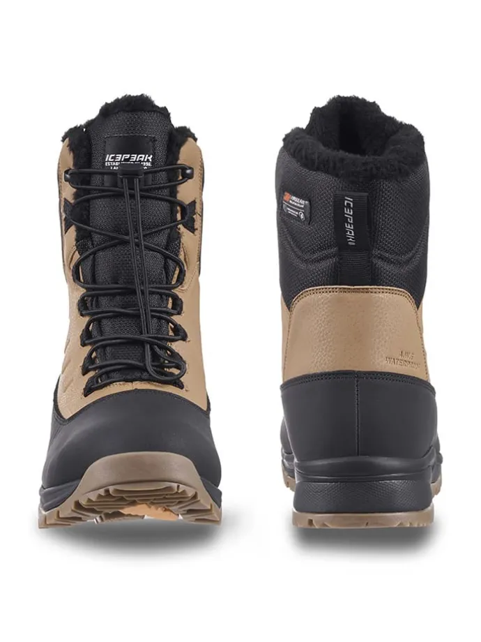 Winterstiefel "Alofi" in Schwarz/ Hellbraun