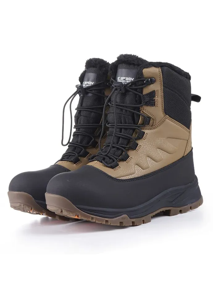 Winterstiefel "Alofi" in Schwarz/ Hellbraun