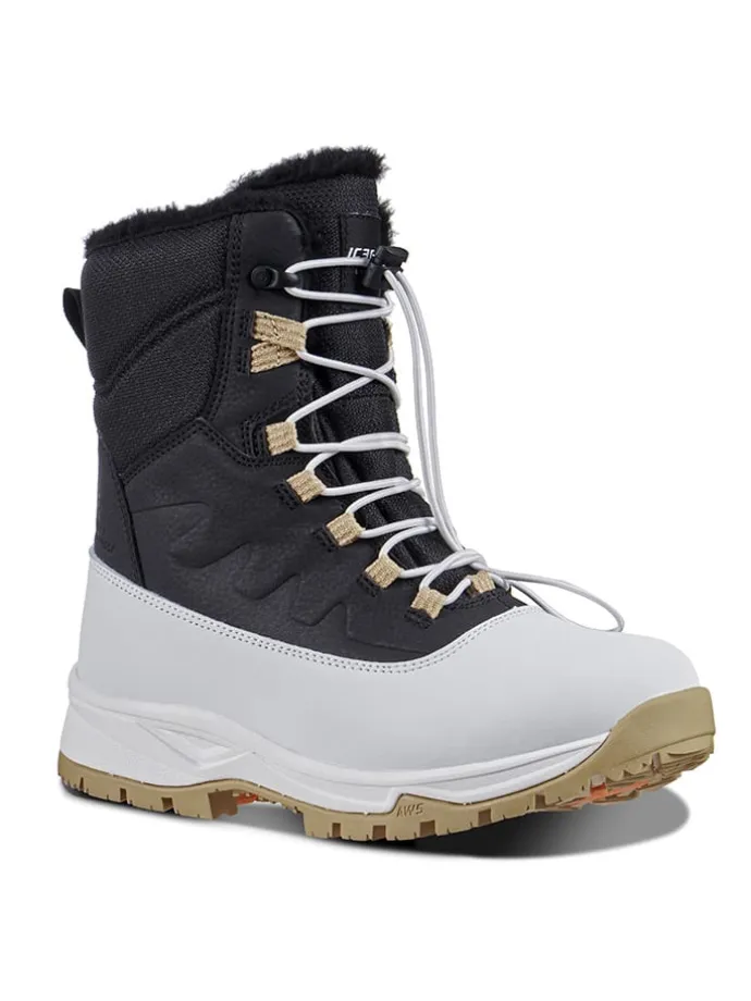 Winterstiefel "Alofi" in Weiß/ Schwarz