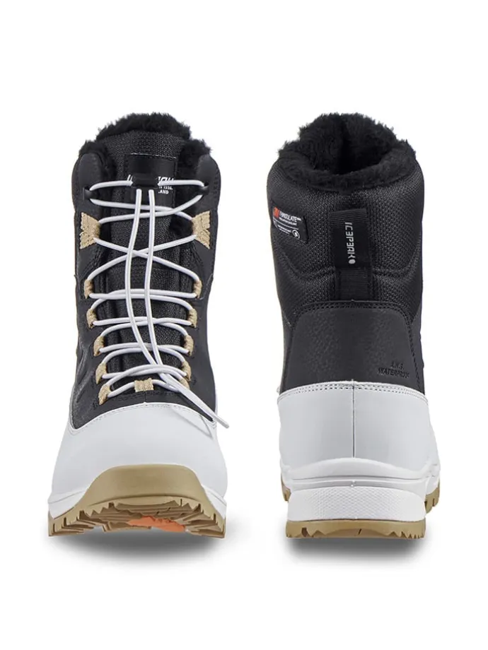 Winterstiefel "Alofi" in Weiß/ Schwarz