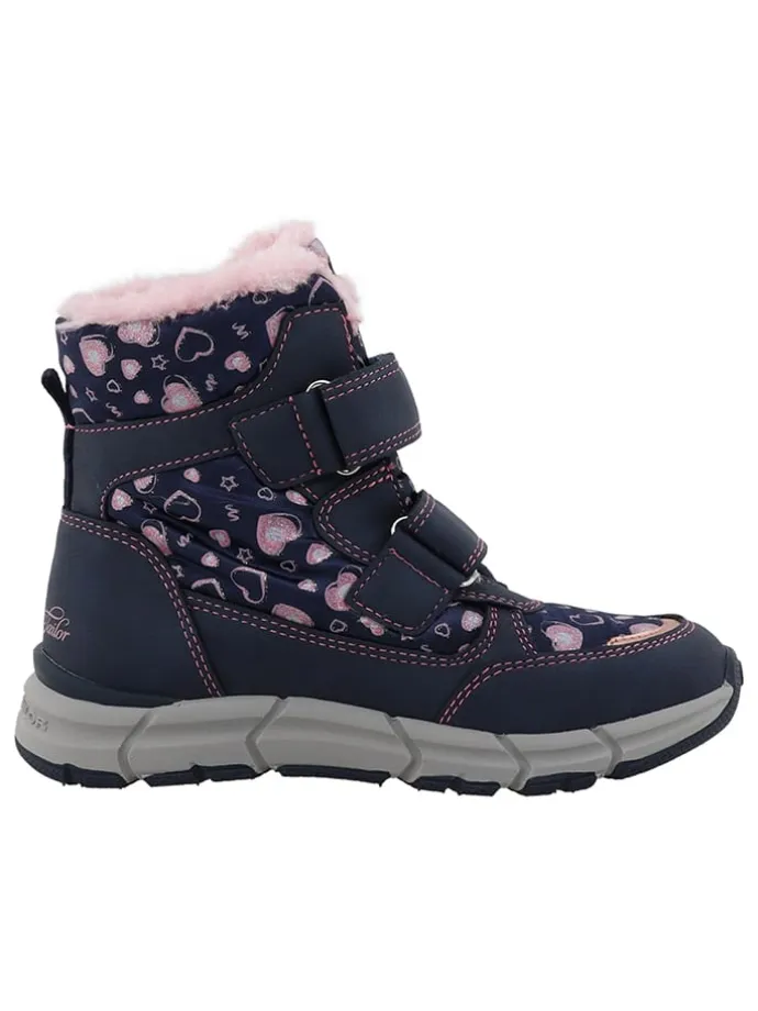 Winterstiefel in Dunkelblau