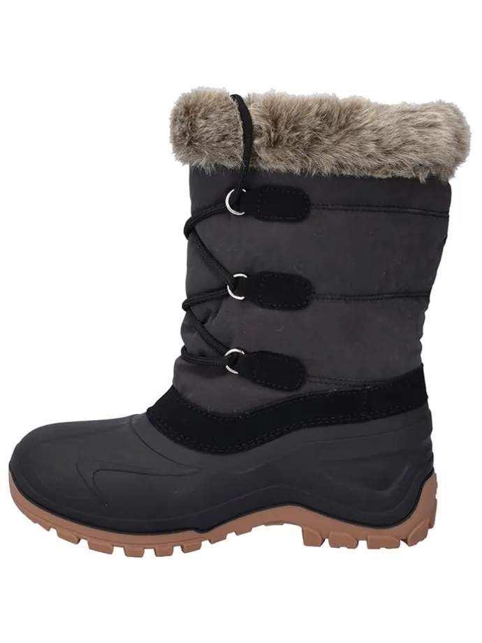 Winterstiefel in Schwarz