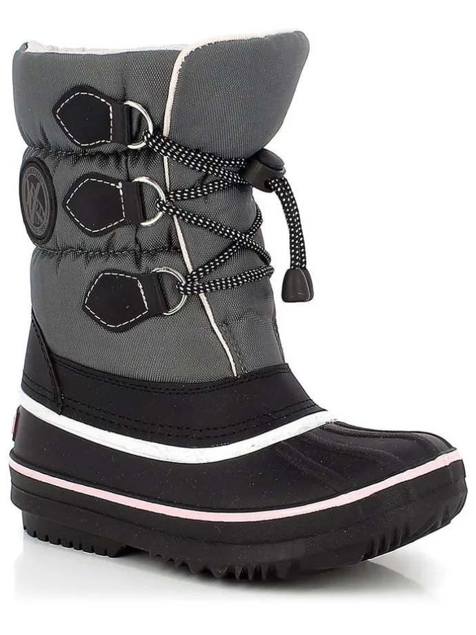 Winterstiefel "Naim" in Grau/ Schwarz