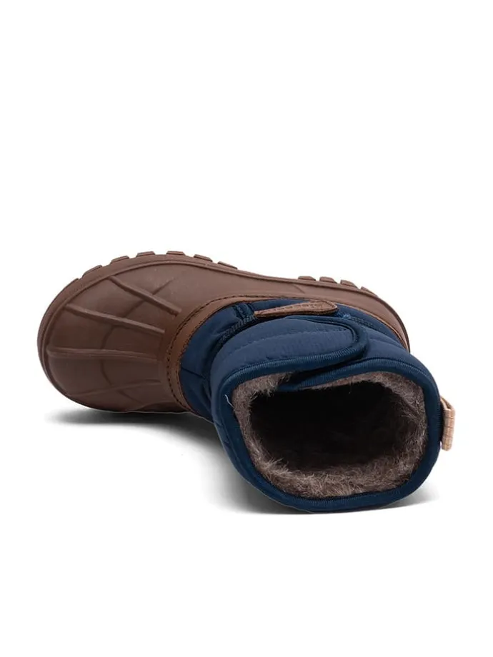 Winterstiefel ''Pacson'' in Hellbraun/ Dunkelblau