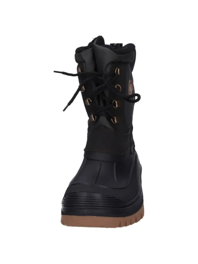 Winterstiefel Pilgrim gefüttert in schwarz/braun/oliv