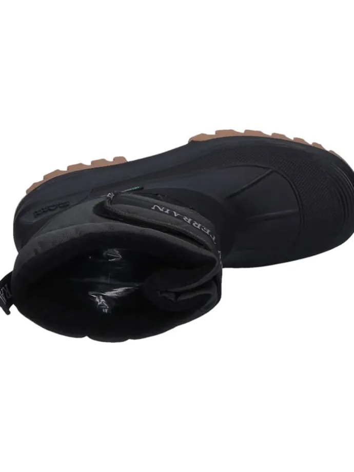 Winterstiefel Spirale Tommy Klett in schwarz/grün