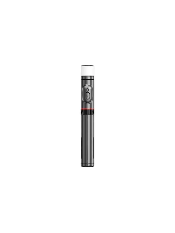 WiWU - Selfie Stick Wi-SE003 mit Stativfunktion und LED-Licht in Schwarz