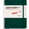 Wochenplaner in Dunkelgrün - A5