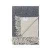 Wohndecke in Grau/ Anthrazit - (L)180 x (B)130 cm
