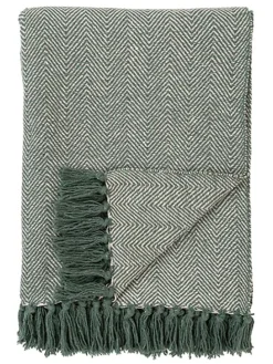 Wohndecke in Grün - (L)160 x  (B)130 cm