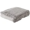 Wohndecke "Karma" Grau - (L)170 x (B)130 cm
