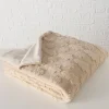 Wohndecke ''Naina'' in Beige - (L)200 x (B)150 cm